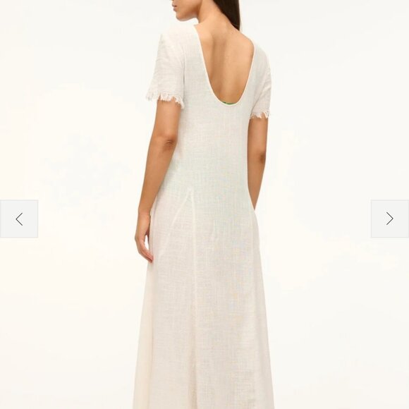 NWT STAUD Le Havre Dress/Cover-up Buttercream - Picture 2 of 10
